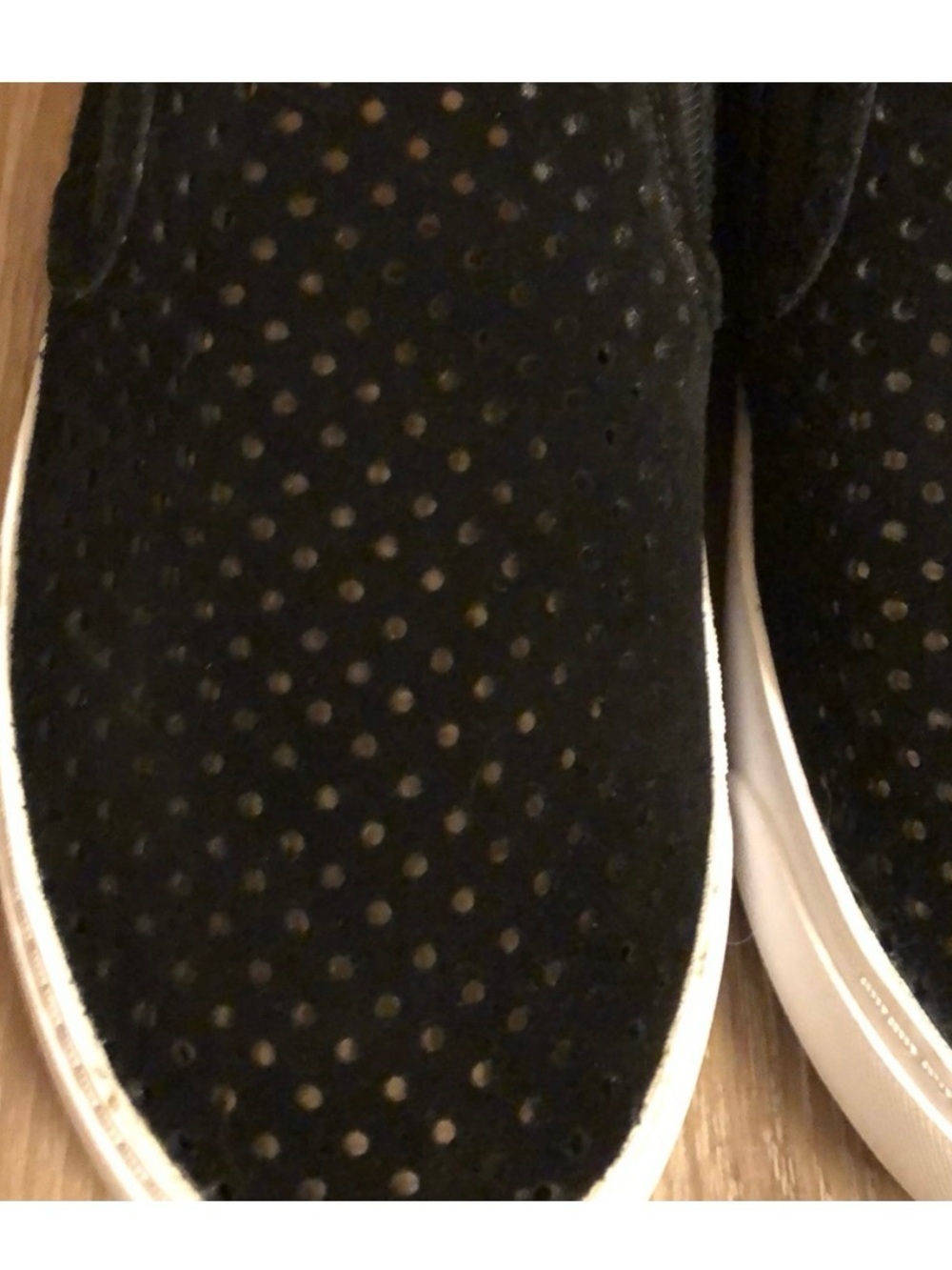 Clark’s Black Suede Slip On Sneakers - Picture 6 of 8